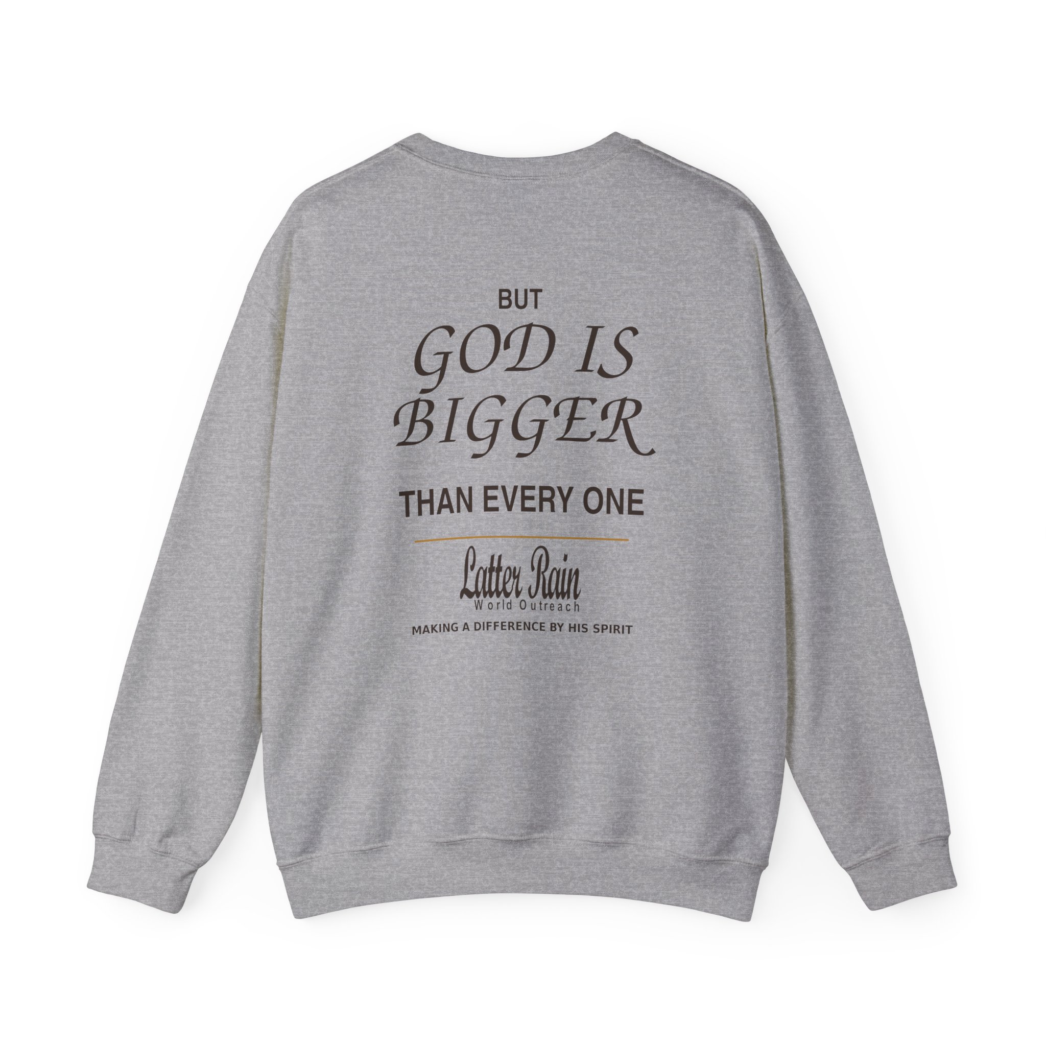 I’ve Got 99 Problems Sweatshirt | But God Is Bigger Christian Crewneck - Image 14