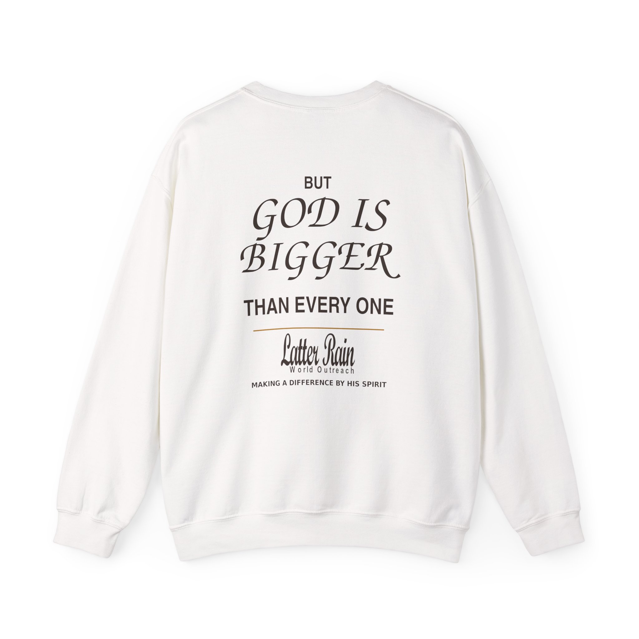 I’ve Got 99 Problems Sweatshirt | But God Is Bigger Christian Crewneck - Image 2