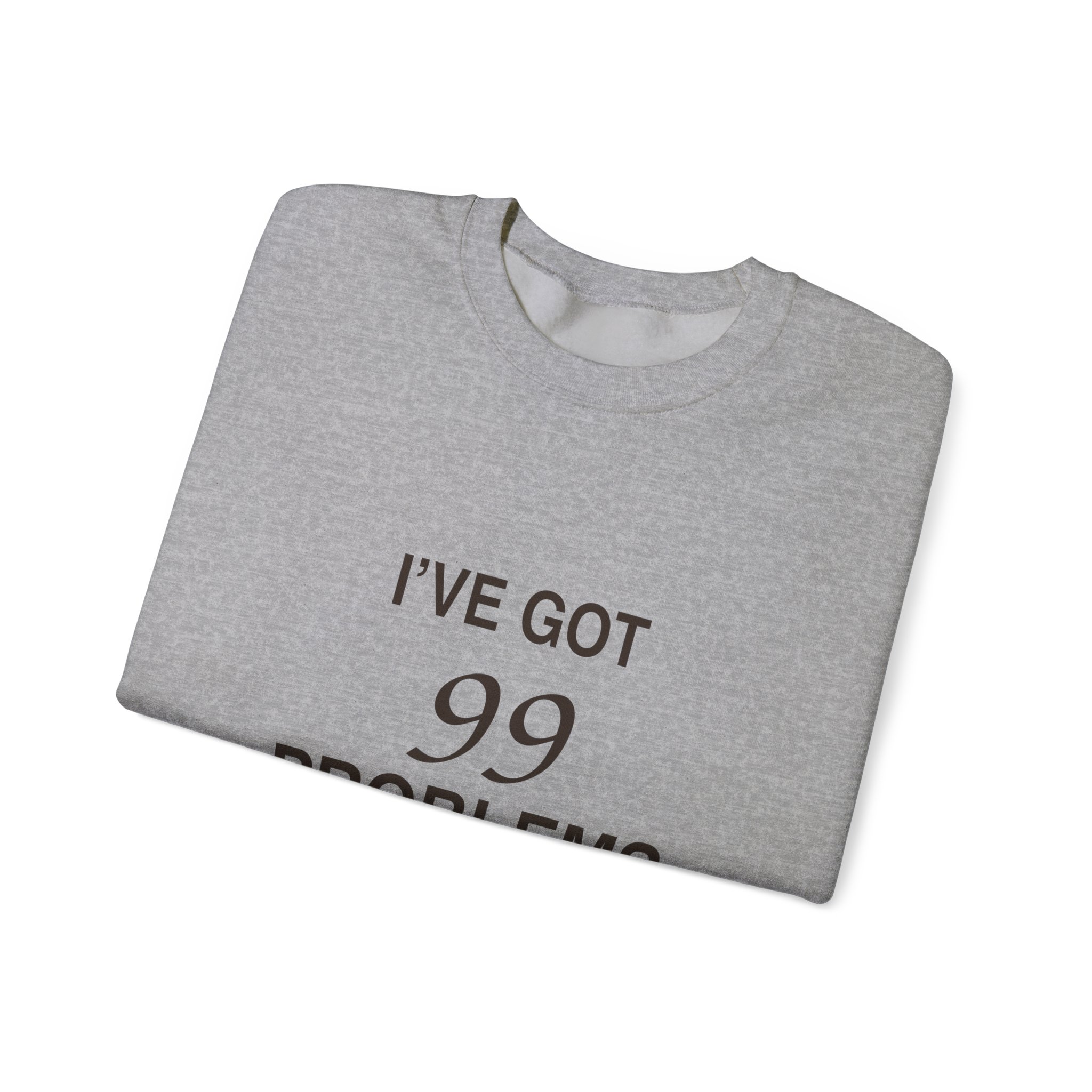 I’ve Got 99 Problems Sweatshirt | But God Is Bigger Christian Crewneck - Image 15