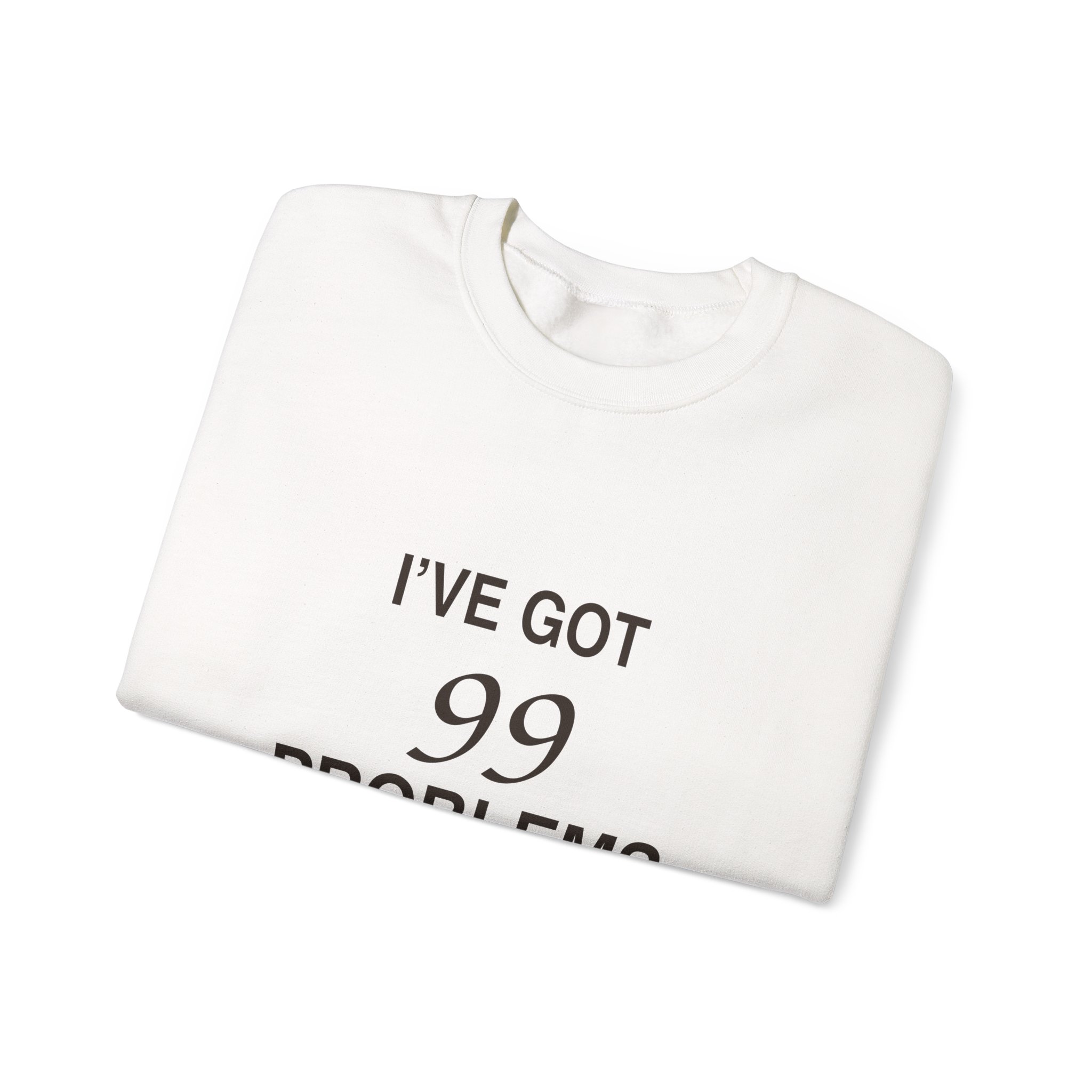 I’ve Got 99 Problems Sweatshirt | But God Is Bigger Christian Crewneck - Image 3