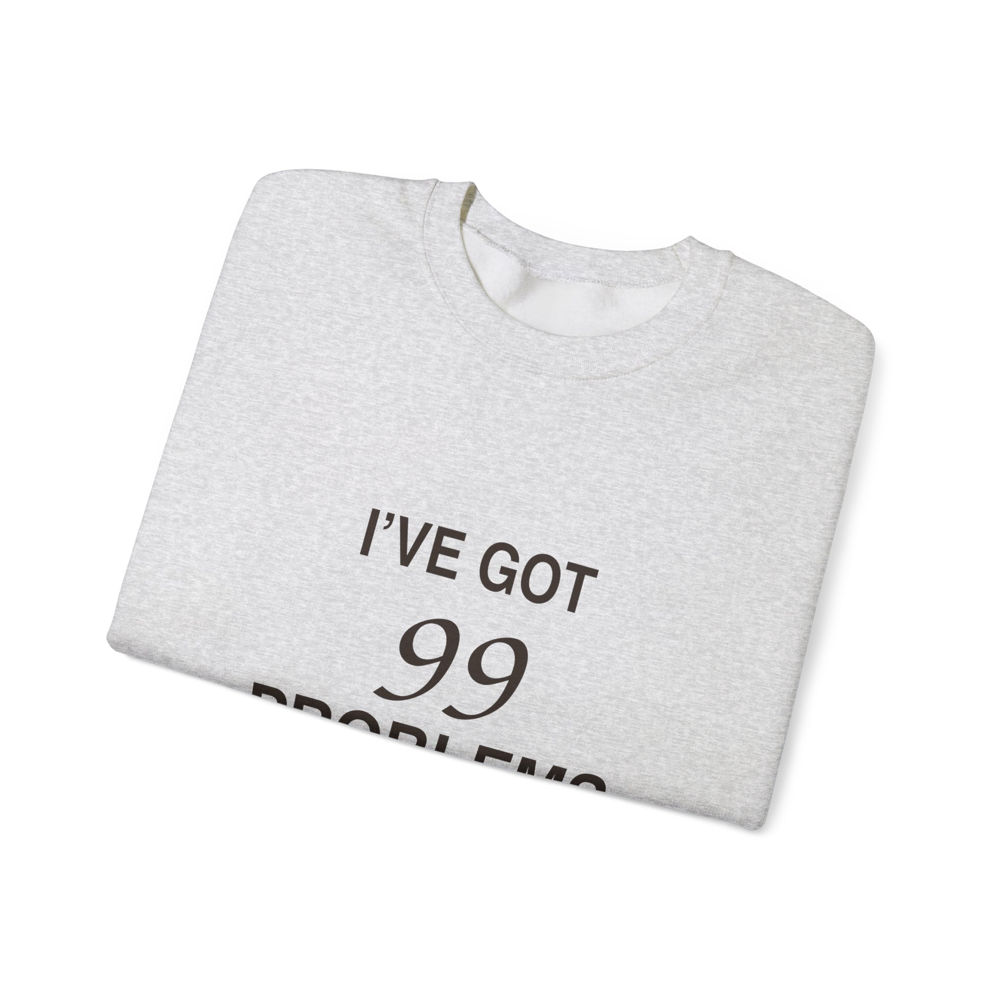 I’ve Got 99 Problems Sweatshirt | But God Is Bigger Christian Crewneck - Image 11